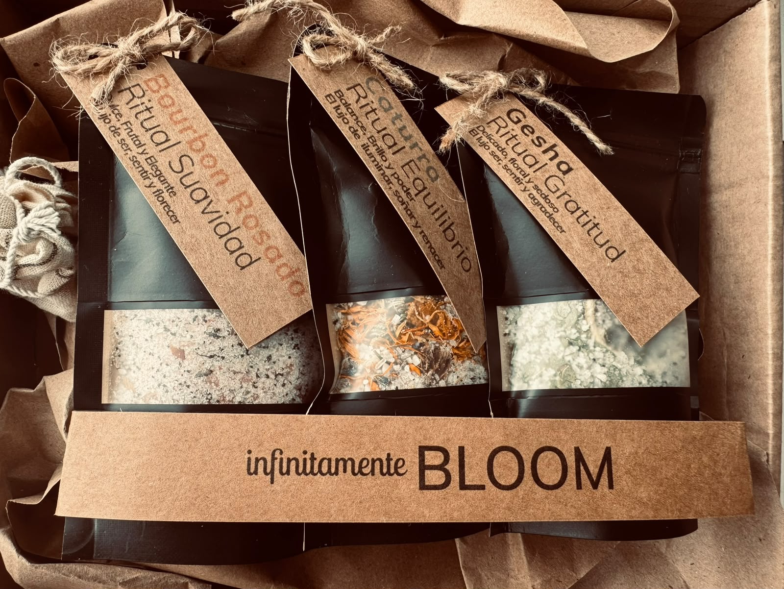 Sales de Baño BLOOM Set 3x150g