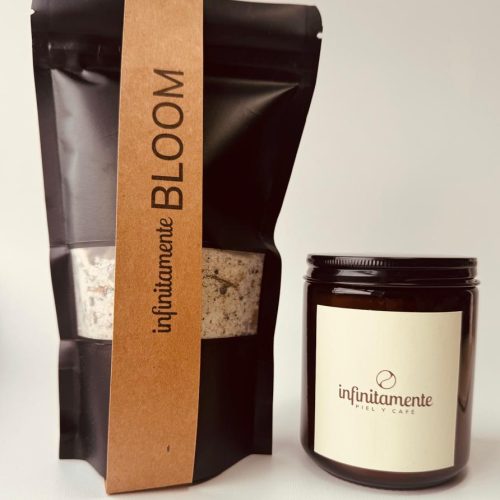 Set Pausa: Sales BLOOM (300g) + Vela Decorativa Ámbar